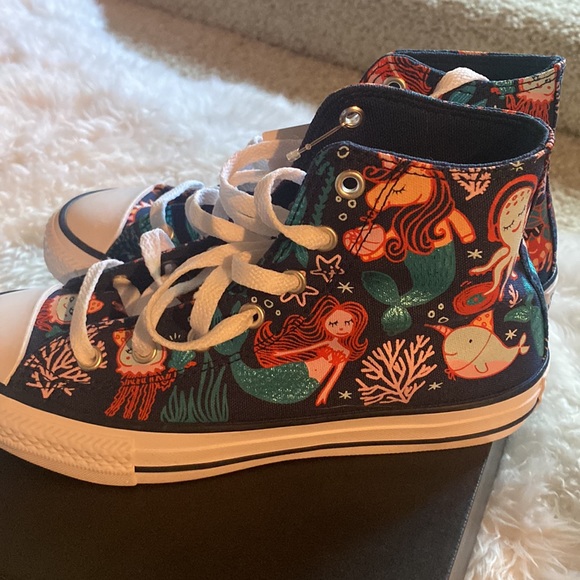 Mermaid Converse Junior size US4/eur36 - Picture 4 of 4